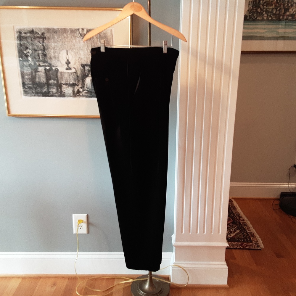 Ralph Lauren black velvet pants
